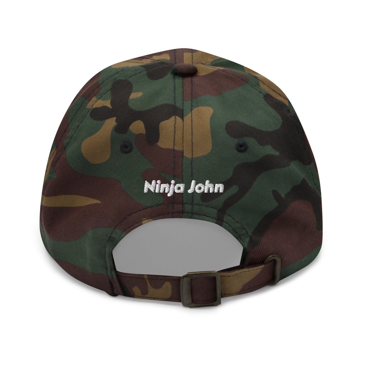 "John" in Japanese Kanji, Dad Hat (Dark color, Left to right writing)