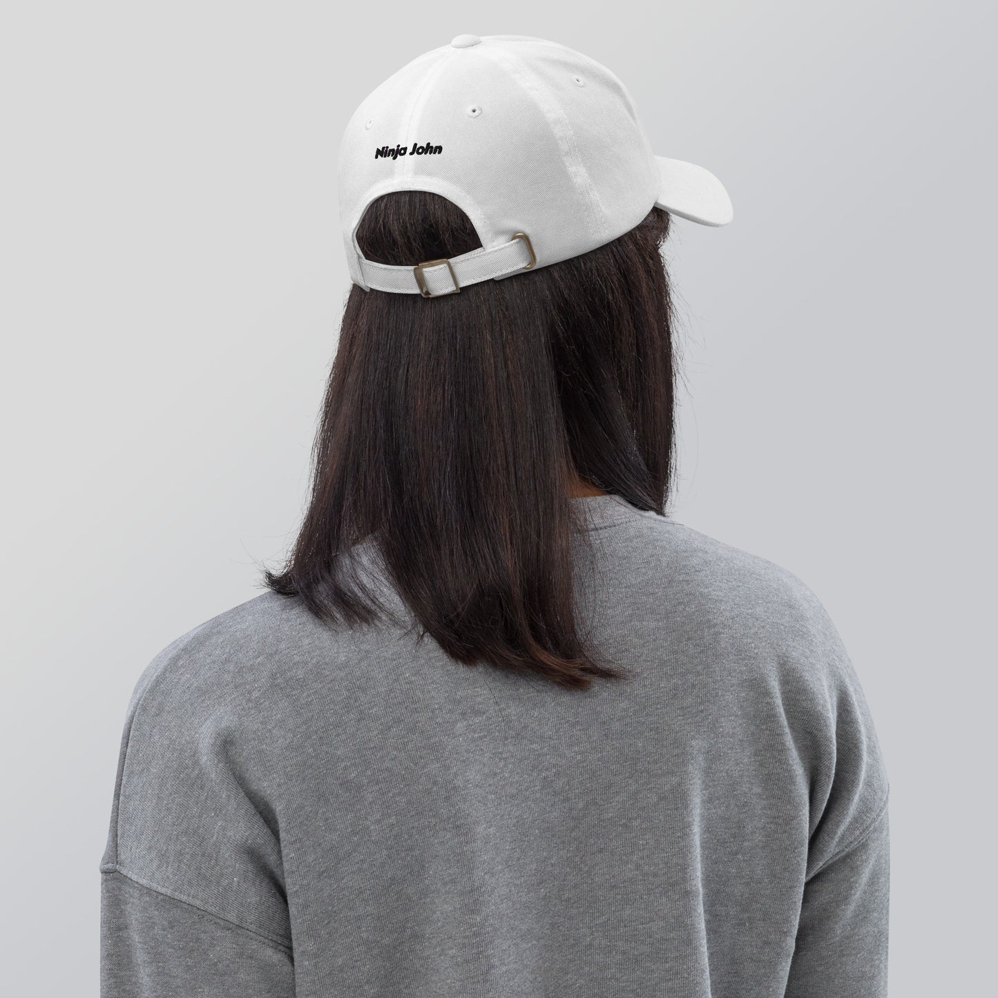 "Joshua" in Japanese Kanji, Dad Hat (Light color, Left to right writing)