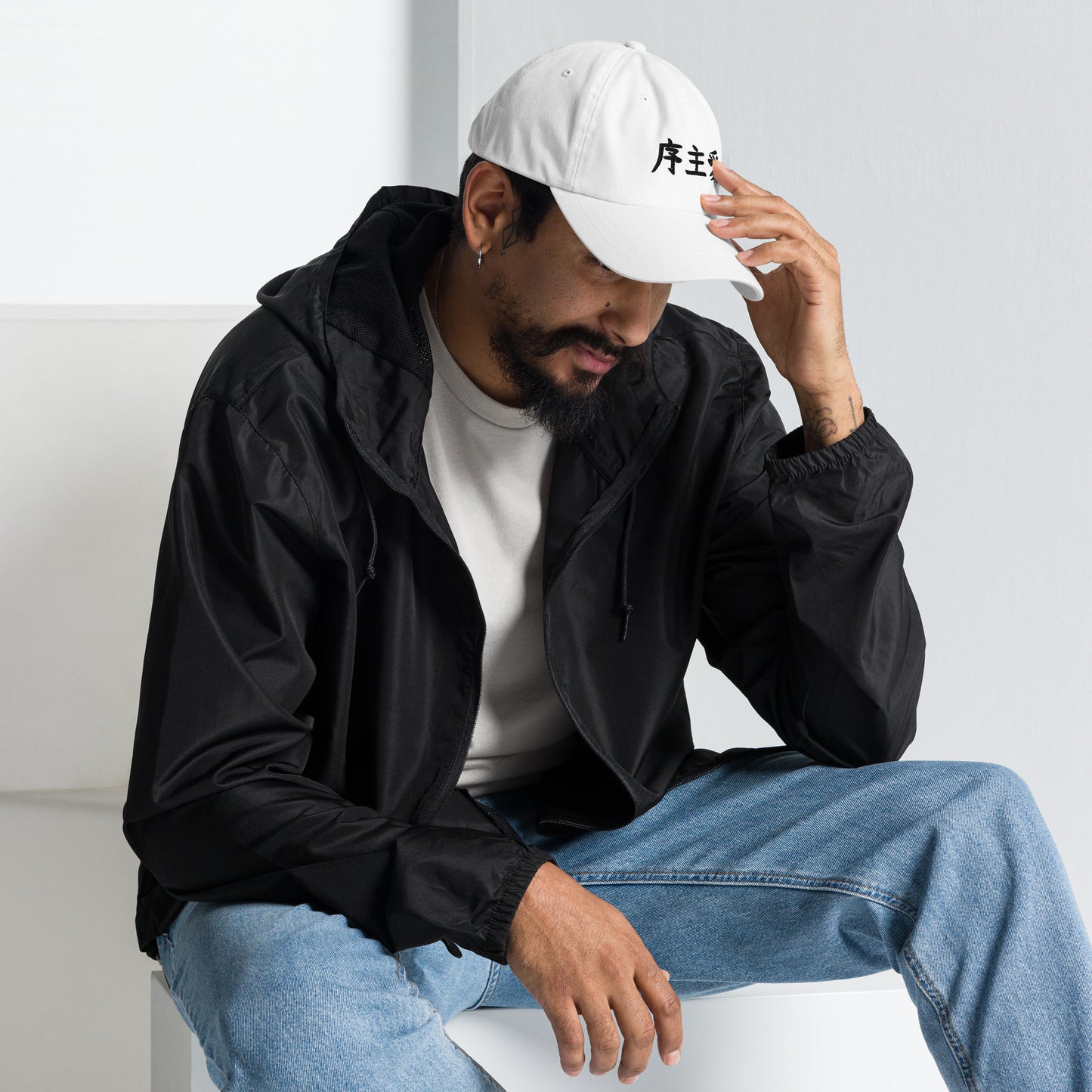"Joshua" in Japanese Kanji, Dad Hat (Light color, Left to right writing)