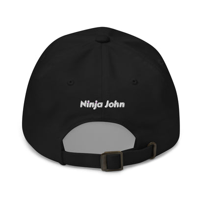 "John" in Japanese Kanji, Dad Hat (Dark color, Left to right writing)