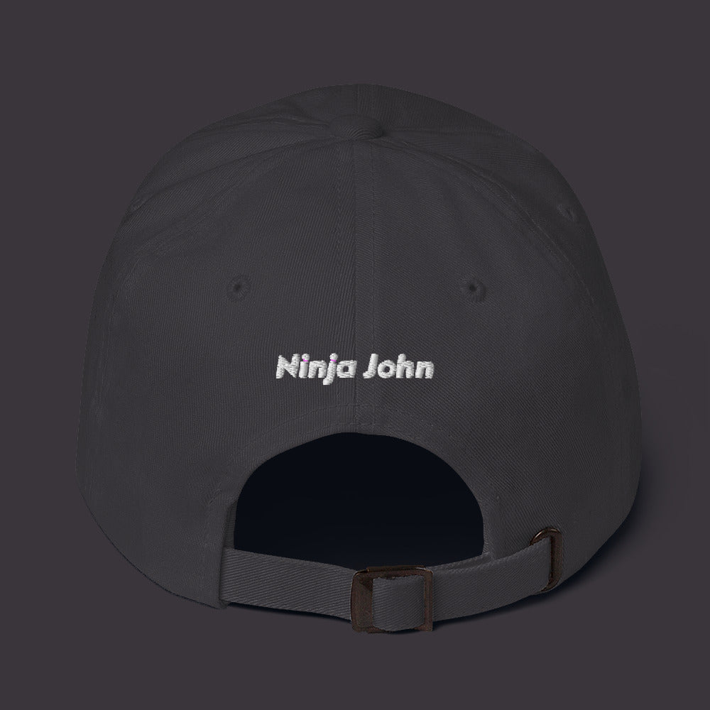 "Joshua" in Japanese Kanji, Dad Hat (Dark color, Left to right writing)