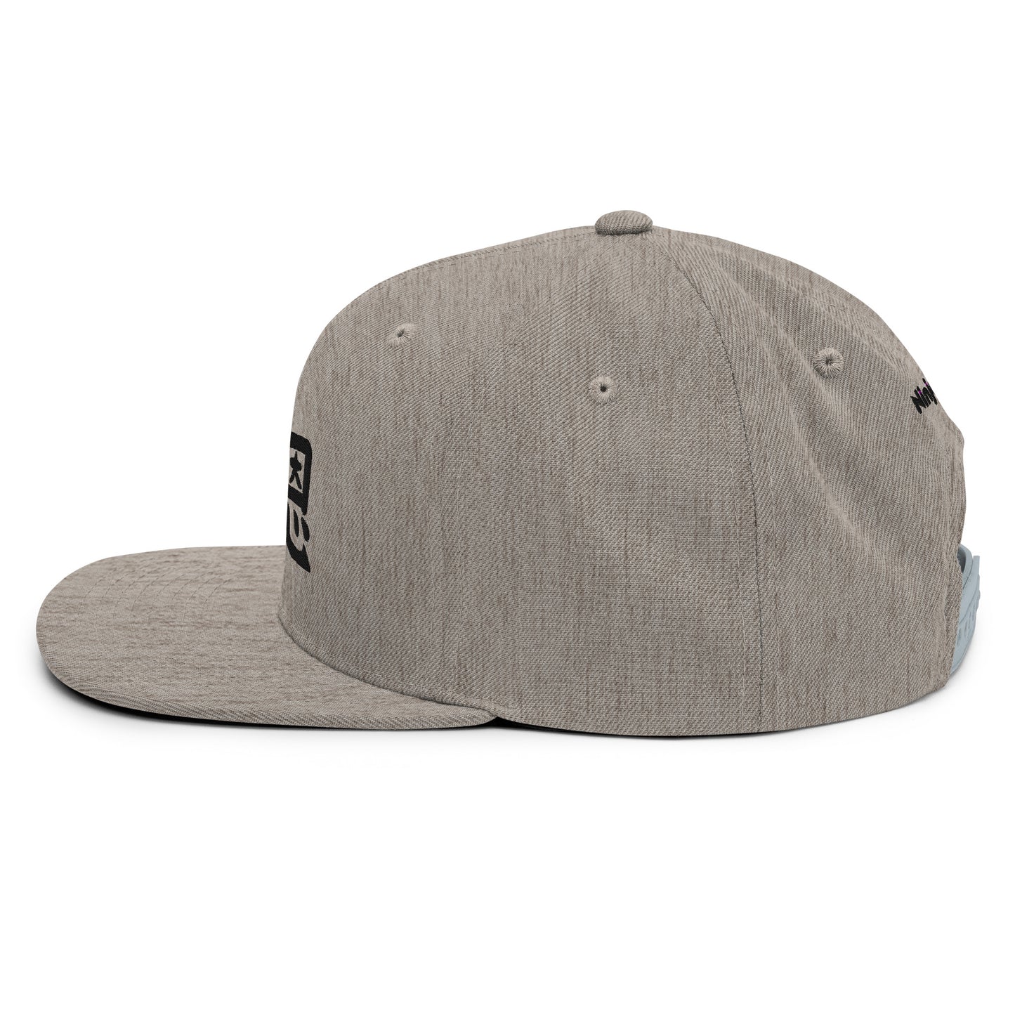 "John" in Japanese Kanji, Snapback Hat (Light color, Left to right writing)